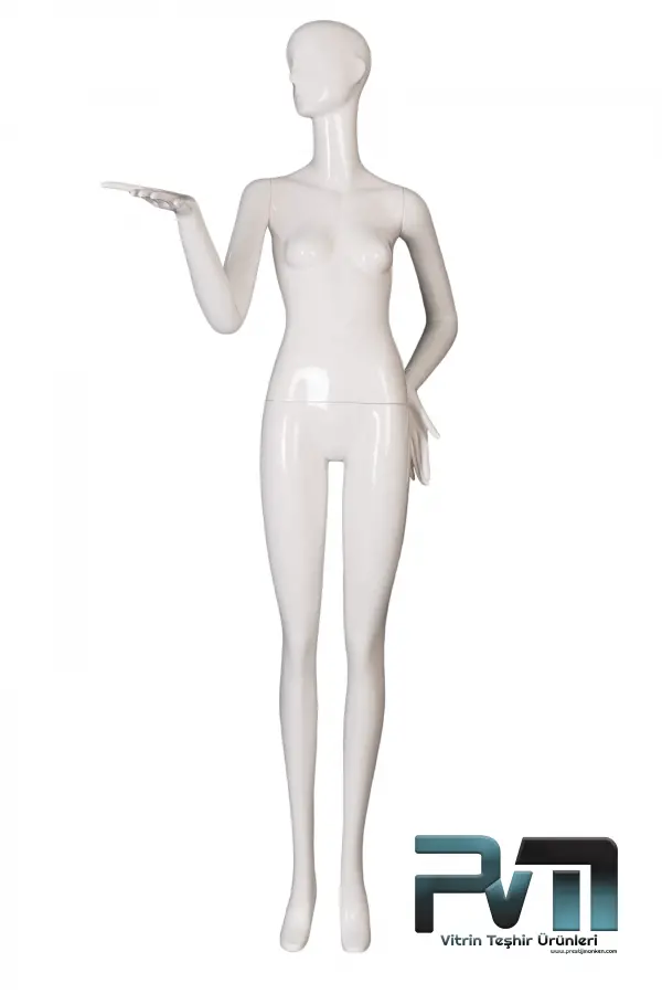 Polyester Bayan Vitrin Mankeni Uzun Model 